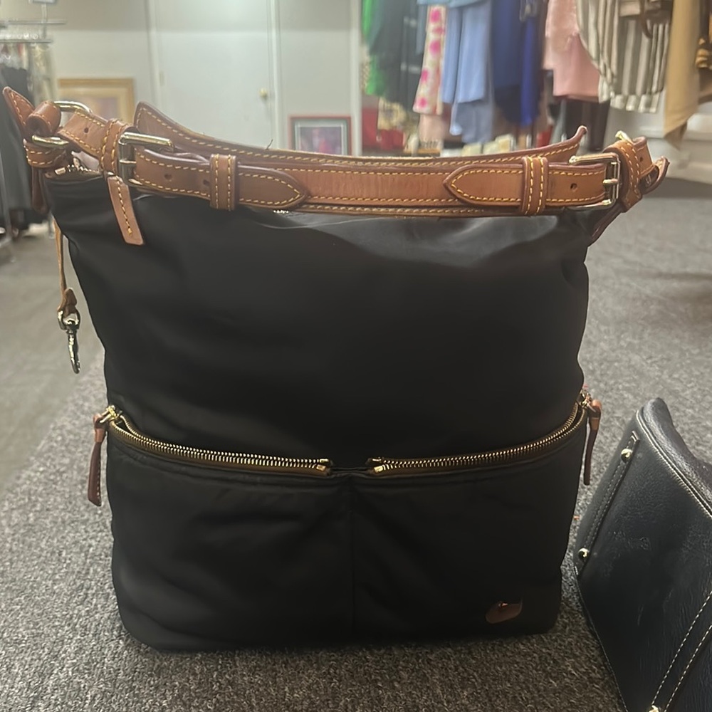 Black and Brown Shoulder Bag